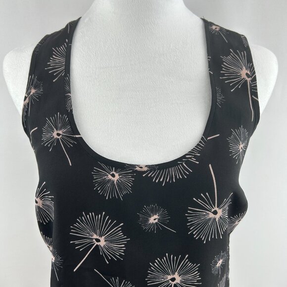 Jacob Minimalist Black Printed Chic Tank Top – X-Small XS - Picture 2 of 8